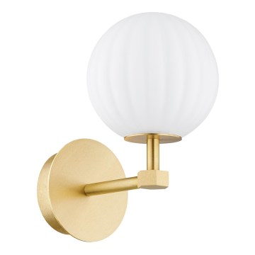 Argon 8502 - Zidna lampa PALOMA 1xE14/7W/230V zlatna/beli
