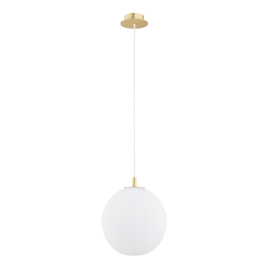 Argon 8507 - Luster na sajli PALOMA 1xE27/15W/230V pr. 25 cm zlatna/beli