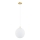 Argon 8507 - Luster na sajli PALOMA 1xE27/15W/230V pr. 25 cm zlatna/beli