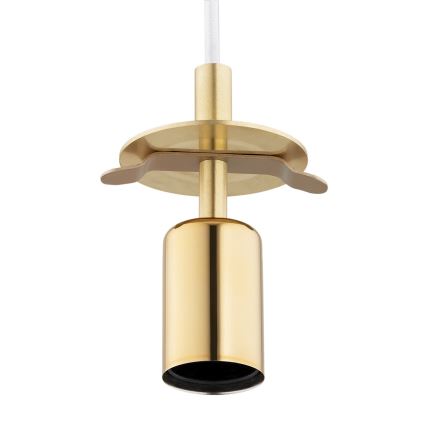 Argon 8507 - Luster na sajli PALOMA 1xE27/15W/230V pr. 25 cm zlatna/beli