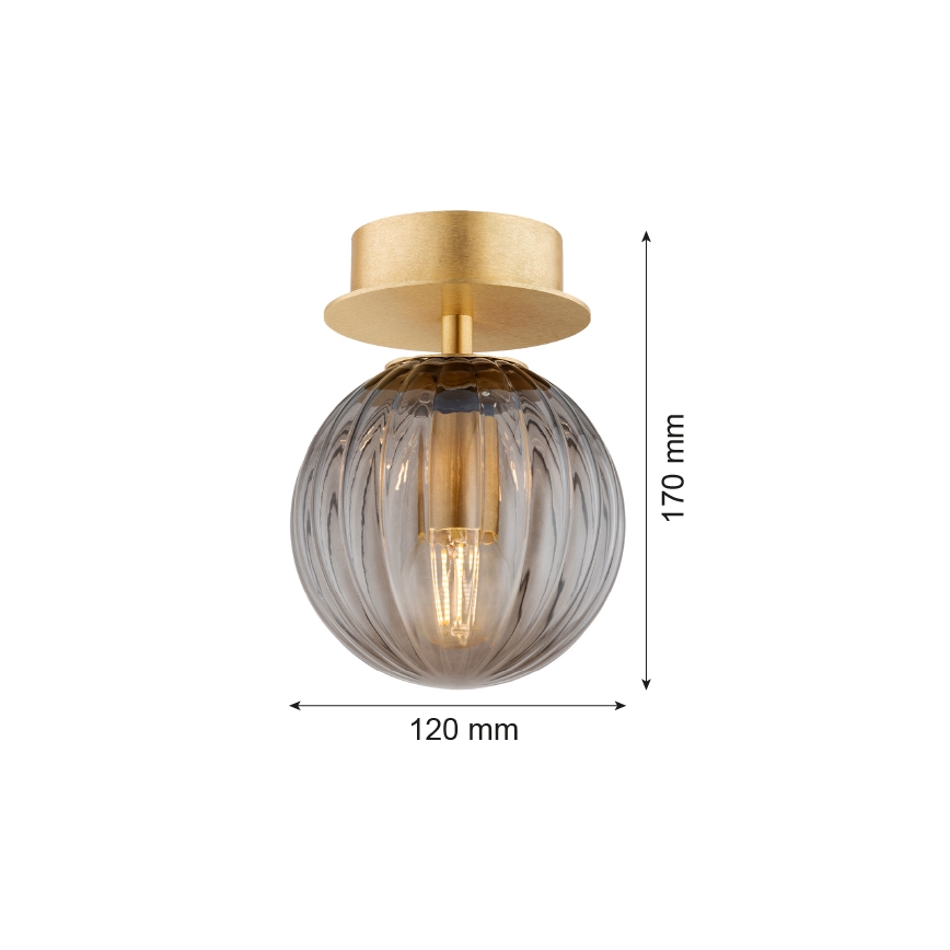 Argon 8510 - Zidna lampa PALOMA 1xE14/7W/230V zlatna/crno