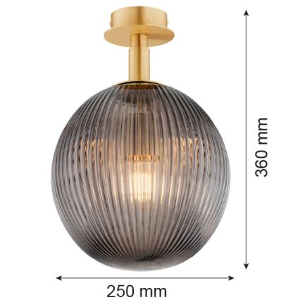 Argon 8511 - Plafonjera PALOMA 1xE27/15W/230V zlatna/crno