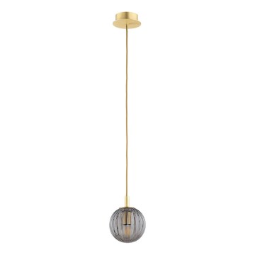 Argon 8512 - Luster na sajli PALOMA 1xE14/7W/230V pr. 12 cm zlatna/crno