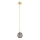 Argon 8512 - Luster na sajli PALOMA 1xE14/7W/230V pr. 12 cm zlatna/crno