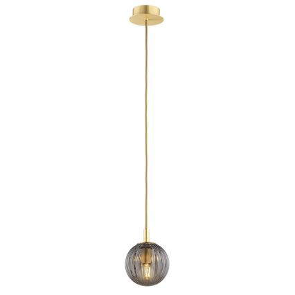 Argon 8512 - Luster na sajli PALOMA 1xE14/7W/230V pr. 12 cm zlatna/crno