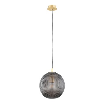 Argon 8513 - Luster na sajli PALOMA 1xE27/15W/230V pr. 25 cm zlatna/crno