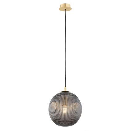 Argon 8513 - Luster na sajli PALOMA 1xE27/15W/230V pr. 25 cm zlatna/crno