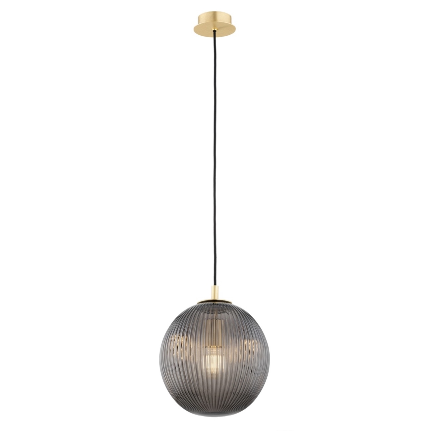 Argon 8513 - Luster na sajli PALOMA 1xE27/15W/230V pr. 25 cm zlatna/crno