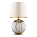 Argon 8530 - Stona lampa HAMILTON 1xE27/15W/230V 54 cm kremasta/sivo
