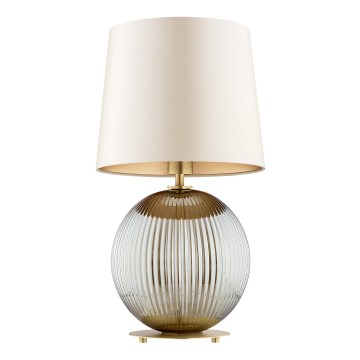 Argon 8530 - Stona lampa HAMILTON 1xE27/15W/230V 54 cm kremasta/sivo