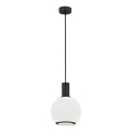 Argon 8564 - Luster na sajli SAGUNTO PLUS 1xE27/15W/230V pr. 20 cm crno