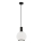 Argon 8564 - Luster na sajli SAGUNTO PLUS 1xE27/15W/230V pr. 20 cm crno