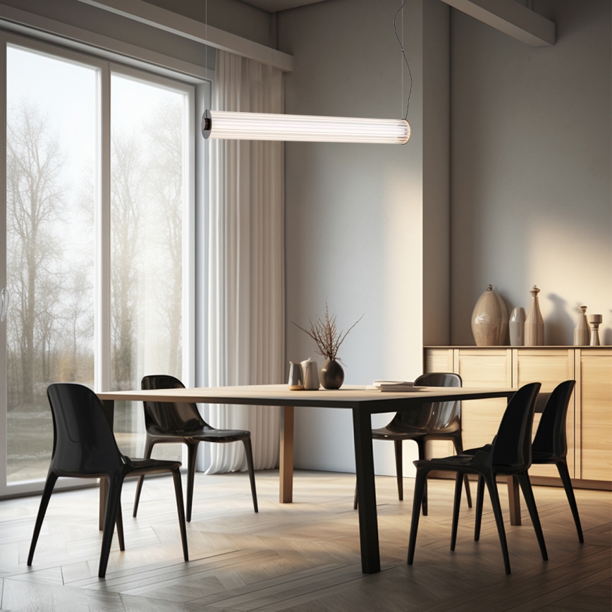 Argon 8628 - LED luster na sajli HAMPTON LED/60W/230V 3000K 80 cm crno
