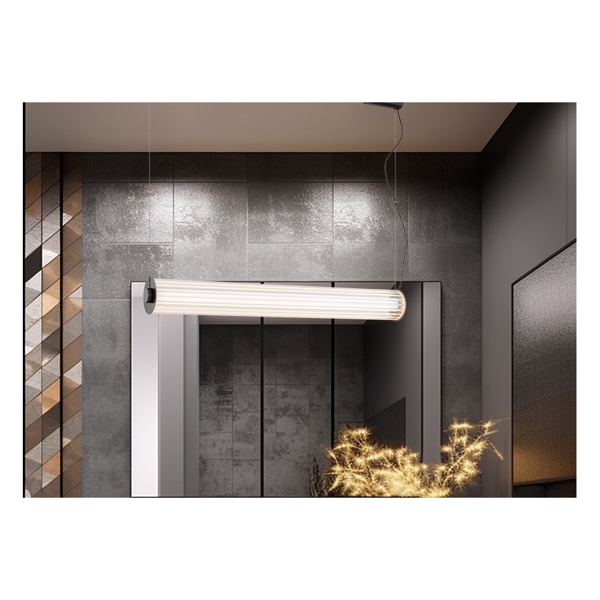 Argon 8628 - LED luster na sajli HAMPTON LED/60W/230V 3000K 80 cm crno