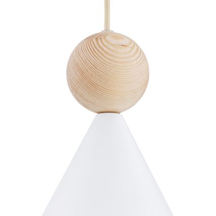 Argon 8629 - Luster na sajli KEGEL 1xE27/15W/230V beli