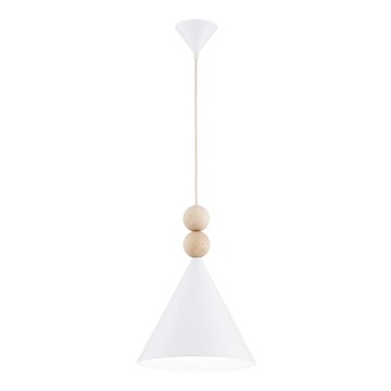 Argon 8632 - Luster na sajli KEGEL 1xE27/15W/230V beli