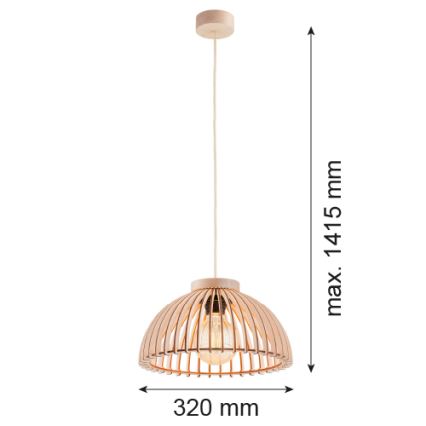 Argon 8633 - Luster na sajli TRE 1xE27/15W/230V