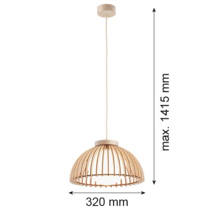 Argon 8634 - Luster na sajli TRE 1xE27/15W/230V