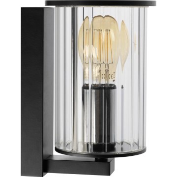 Argon 8748 - Spoljašnja zidna lampa NORFOLK 1xE27/15W/230V IP44 crno
