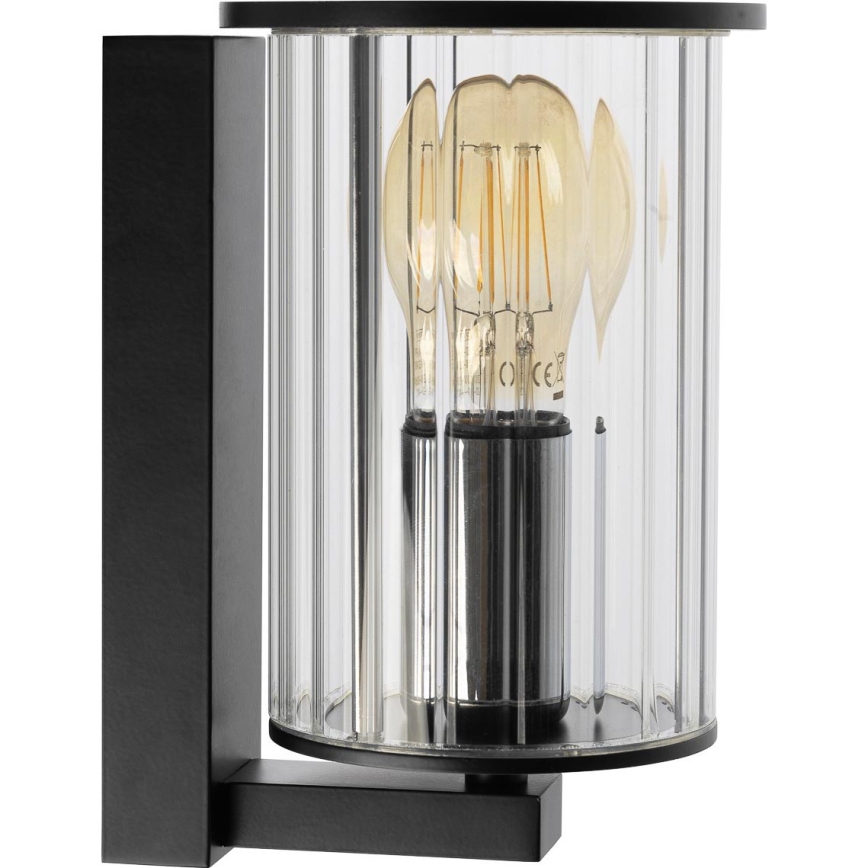 Argon 8748 - Spoljašnja zidna lampa NORFOLK 1xE27/15W/230V IP44 crno