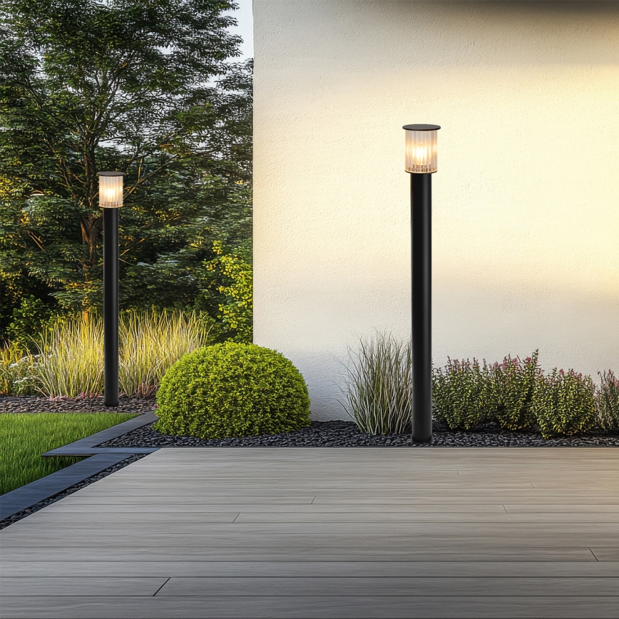 Argon 8750 - Spoljašnja lampa NORFOLK 1xE27/15W/230V IP44 124cm crno