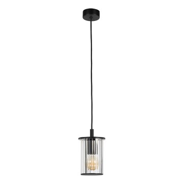 Argon 8751 - Spoljašnji luster na sajli NORFOLK 1xE27/15W/230V IP44 crno