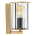 Argon 8752 - Spoljašnja zidna lampa NORFOLK 1xE27/15W/230V IP44 zlatna