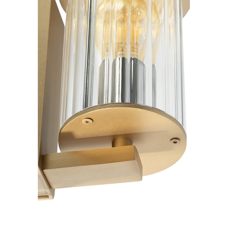 Argon 8752 - Spoljašnja zidna lampa NORFOLK 1xE27/15W/230V IP44 zlatna