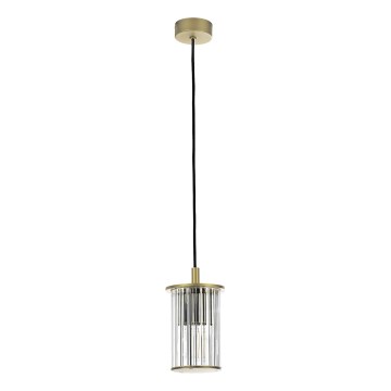 Argon 8755 - Spoljašnji luster na sajli NORFOLK 1xE27/15W/230V IP44 zlatna