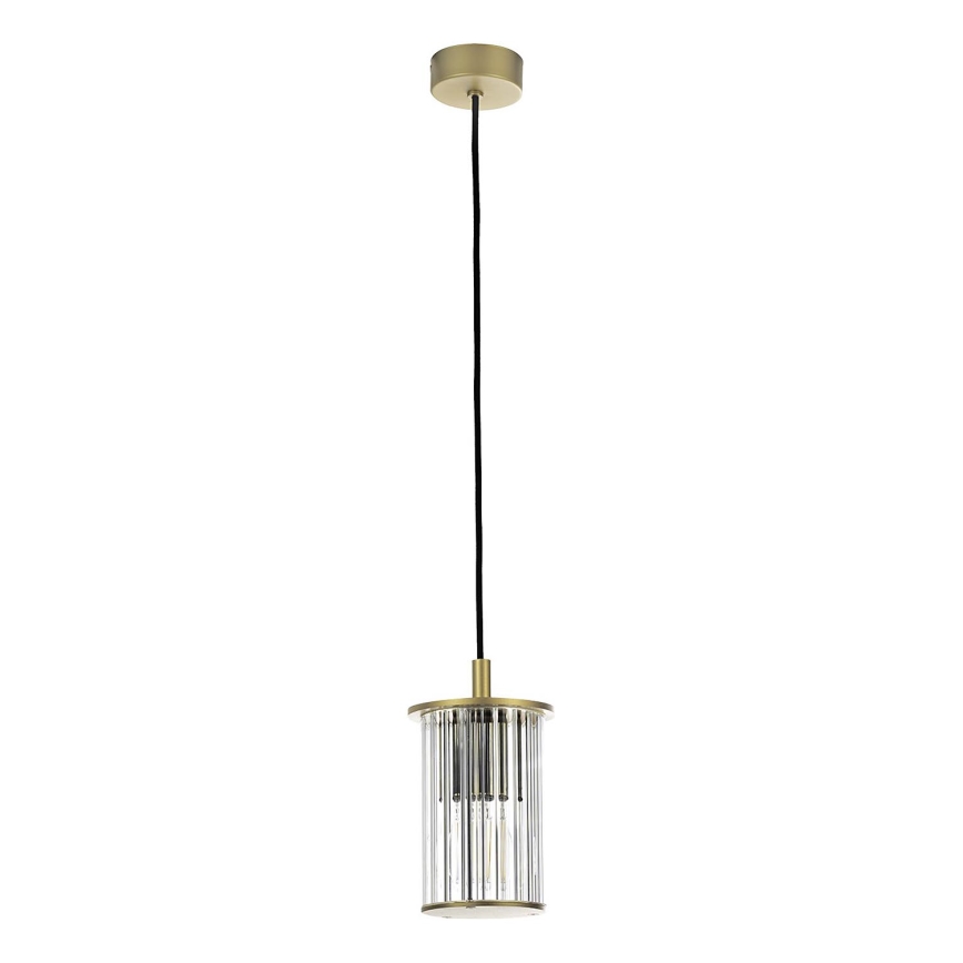 Argon 8755 - Spoljašnji luster na sajli NORFOLK 1xE27/15W/230V IP44 zlatna