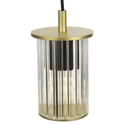Argon 8755 - Spoljašnji luster na sajli NORFOLK 1xE27/15W/230V IP44 zlatna