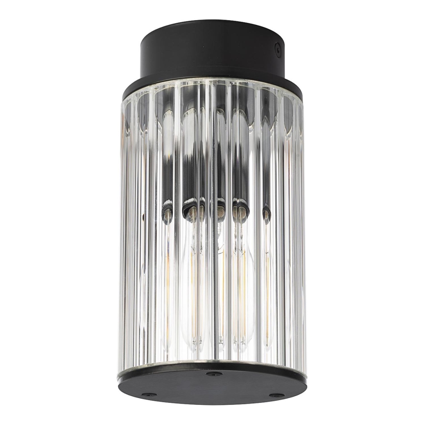 Argon 8773 - Spoljašnja plafonjera NORFOLK 1xE27/15W/230V IP44 crno