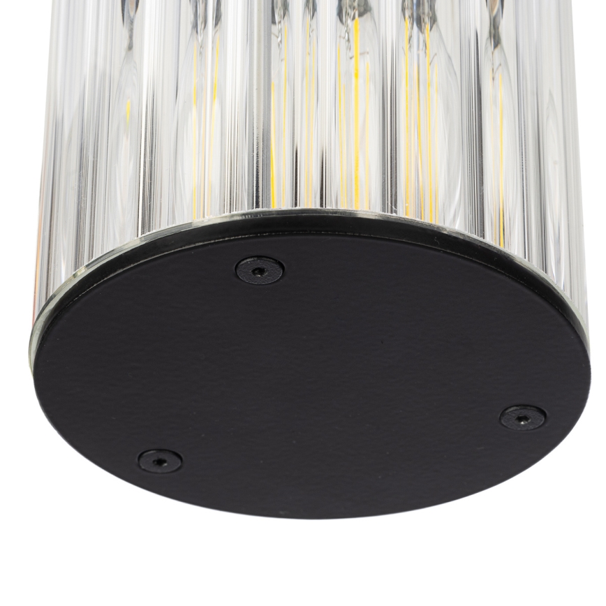 Argon 8773 - Spoljašnja plafonjera NORFOLK 1xE27/15W/230V IP44 crno