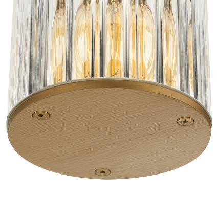 Argon 8774 - Spoljašnja plafonjera NORFOLK 1xE27/15W/230V IP44 zlatna