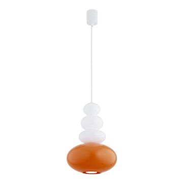 Argon 8822 - Luster na sajli DIEGO 1xGU10/5W/230V bela/narandžasta