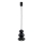 Argon 8827 - Luster na sajli ORLANDO 1xGU10/5W/230V crno