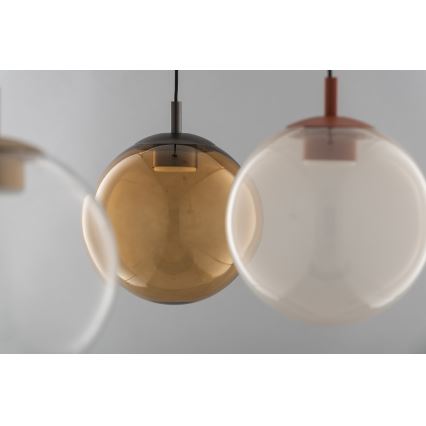 Argon 8829 - Luster na sajli SACRAMENTO 1xGX53/8W/230V prozirna/braon