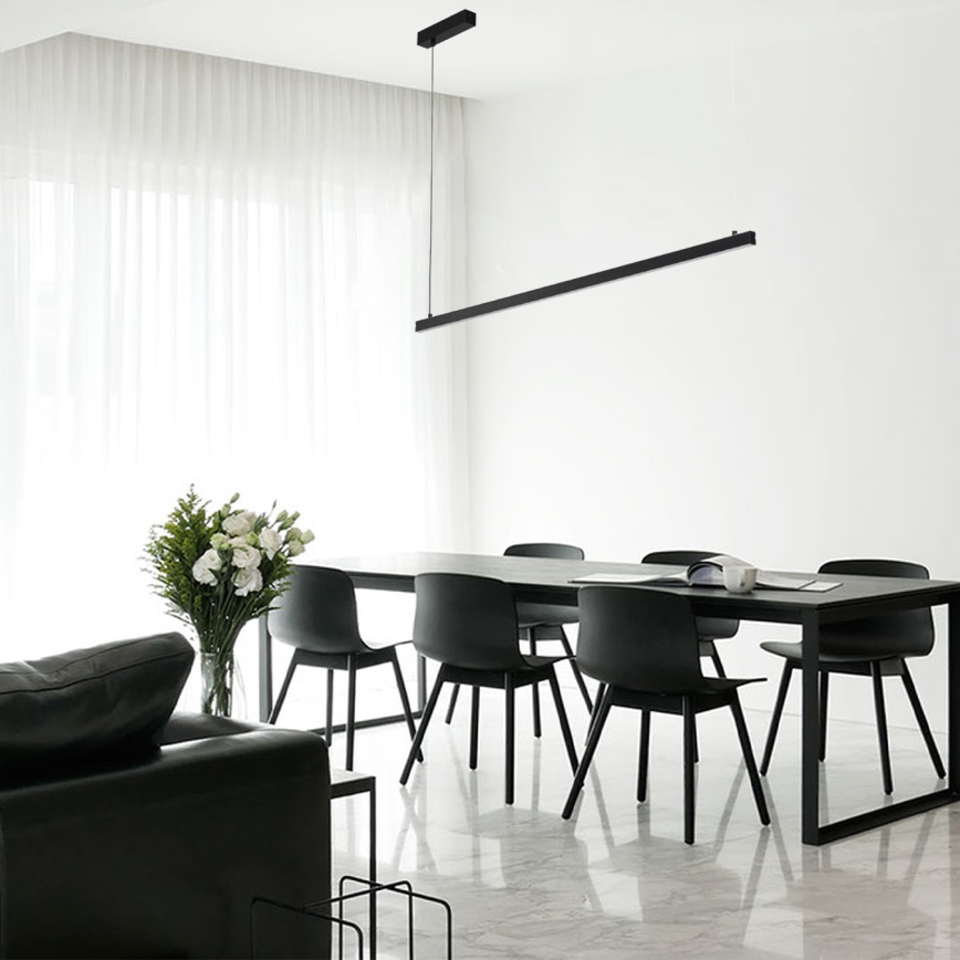 Argon 8835 - LED luster na sajli MIAMI LED/37W/230V 3000K crno