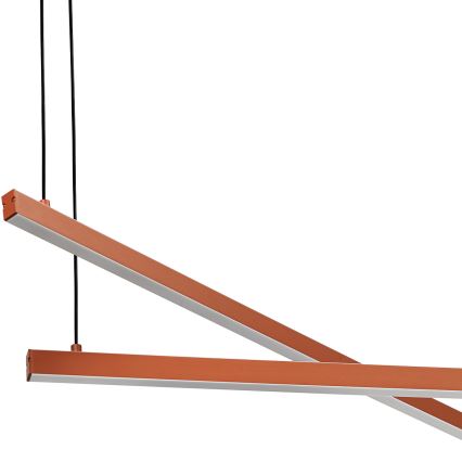 Argon 8837 - LED luster na sajli MIAMI LED/74W/230V 3000K braon