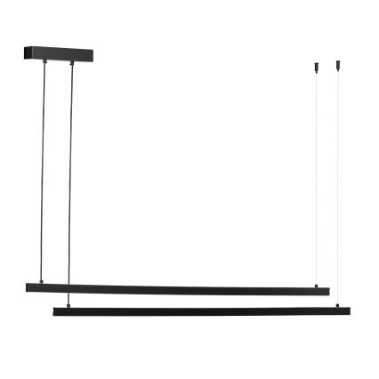 Argon 8838 - LED luster na sajli MIAMI LED/74W/230V 3000K crno
