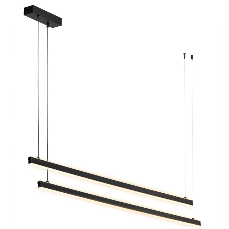 Argon 8838 - LED luster na sajli MIAMI LED/74W/230V 3000K crno