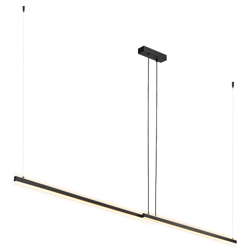Argon 8838 - LED luster na sajli MIAMI LED/74W/230V 3000K crno