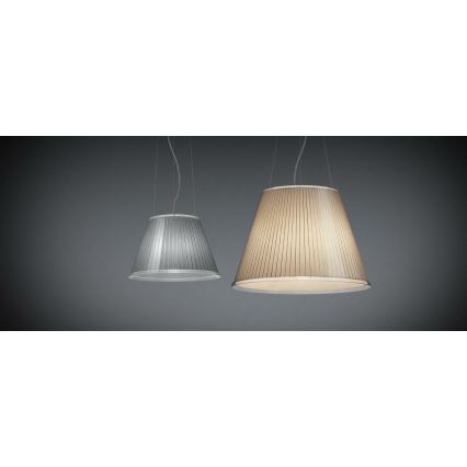 Artemide 1124110A - Luster na sajli CHOOSE MEGA 3xE27/12W/230V pr. 55 cm bela