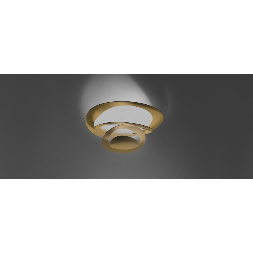 Artemide 1253120A - LED Prigušiva plafonjera PIRCE LED/44W/230V 3000K zlatna