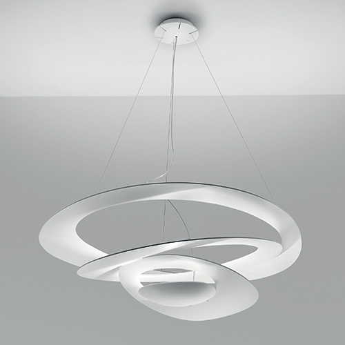 Artemide 1254110A - LED Prigušivi luster na sajli PIRCE LED/44W/230V 3000K bela