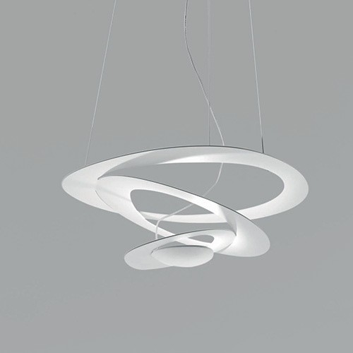 Artemide 1256110A - LED Prigušivi luster na sajli PIRCE LED/44W/230V 3000K bela