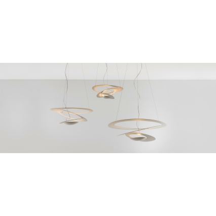 Artemide 1256110A - LED Prigušivi luster na sajli PIRCE LED/44W/230V 3000K bela