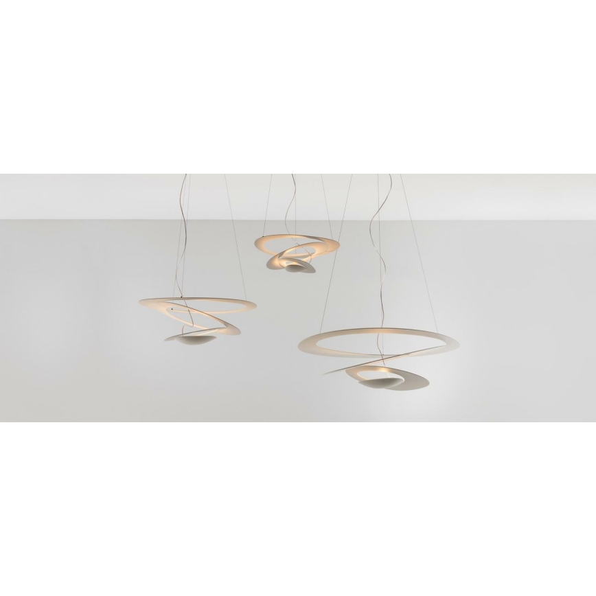 Artemide 1256110A - LED Prigušivi luster na sajli PIRCE LED/44W/230V 3000K bela