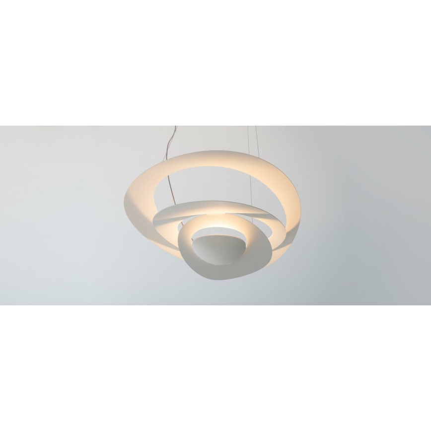 Artemide 1256110A - LED Prigušivi luster na sajli PIRCE LED/44W/230V 3000K bela
