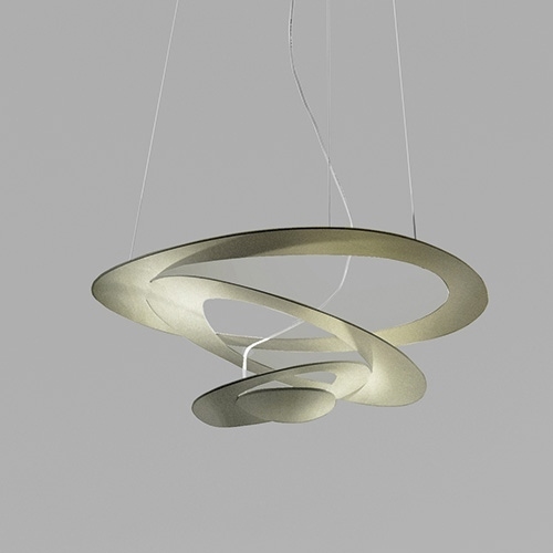 Artemide 1256120A - LED Prigušivi luster na sajli PIRCE LED/44W/230V 3000K zlatna